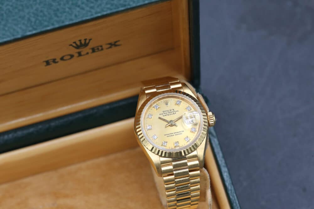 Rolex 69178 Champagne Diamond DATEJUST  26mm 1992 - Image 6