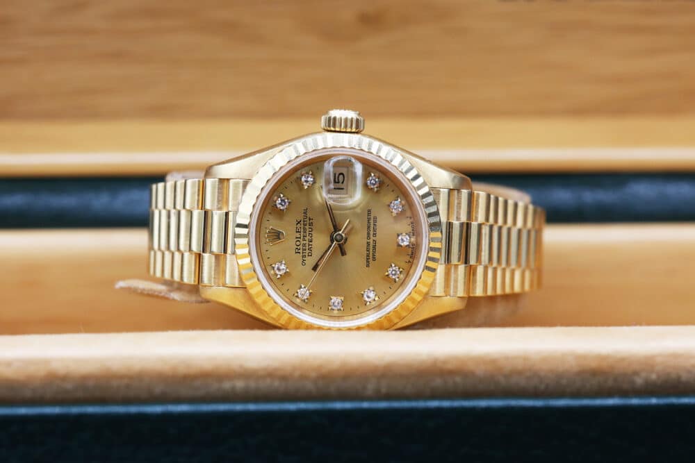 Rolex 69178 Champagne Diamond DATEJUST  26mm 1992