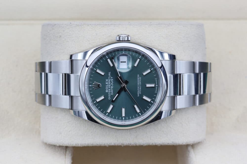 Rolex 126200 Mint Green DATEJUST 36mm 2023 - Image 4