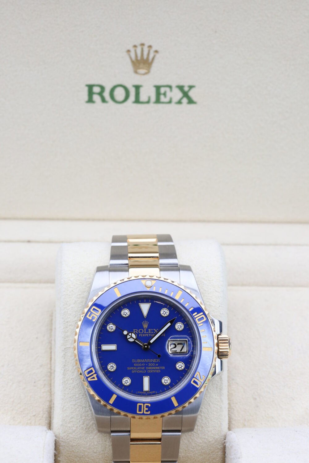 Rolex 116613LB Blue Diamond Dial SUBMARINER 40mm 2010 - Image 2
