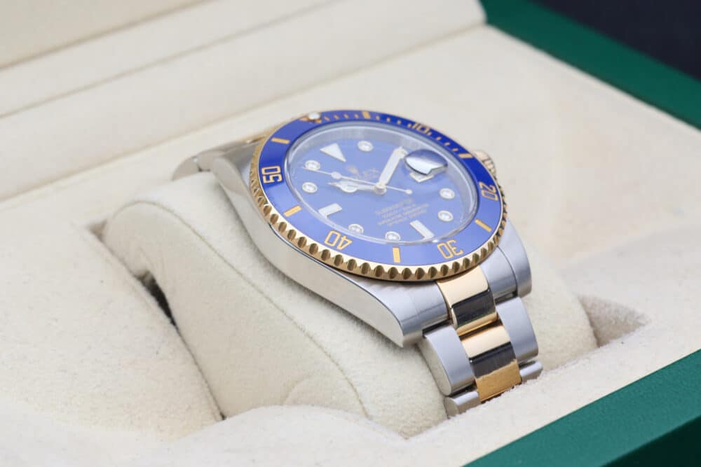Rolex 116613LB Blue Diamond Dial SUBMARINER 40mm 2010 - Image 6