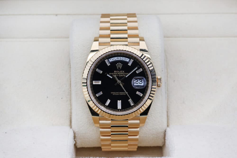 Rolex 228238 Black Baguette DAY DATE  40mm 2022 - Image 2