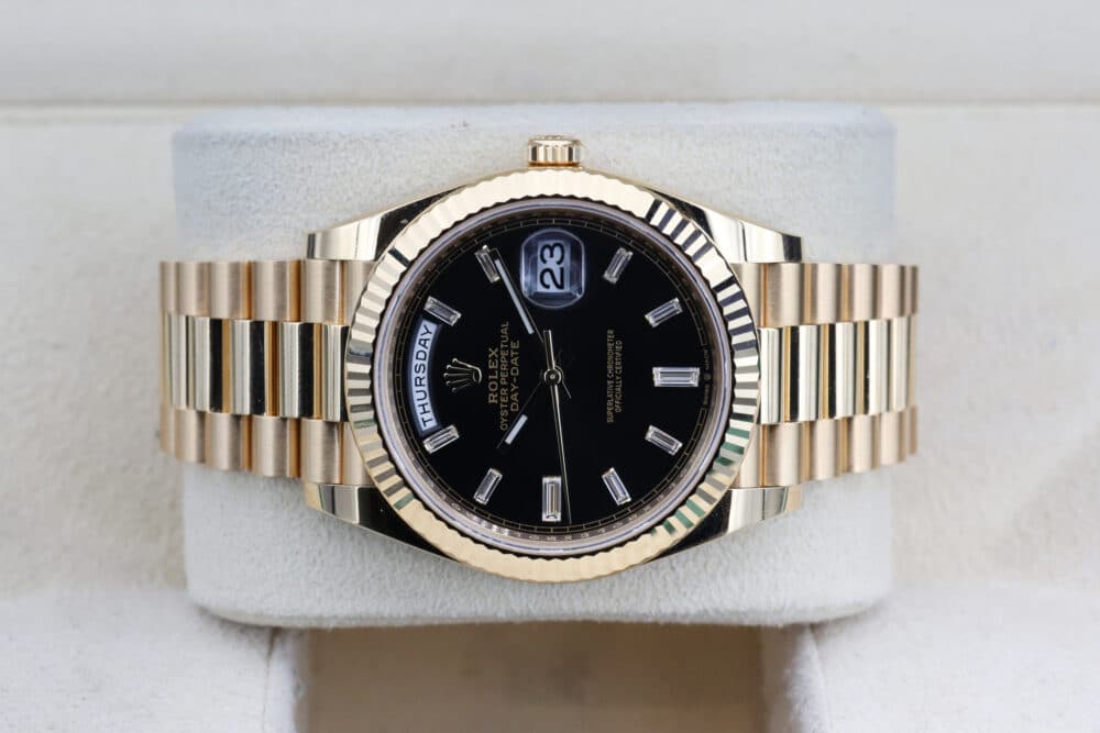 Rolex 228238 Black Baguette DAY DATE  40mm 2022 - Image 4