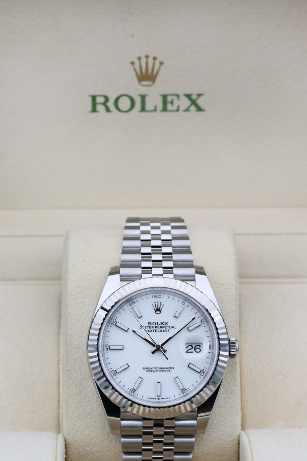Rolex 126334 White Index DATEJUST 41mm 2024 - Image 8