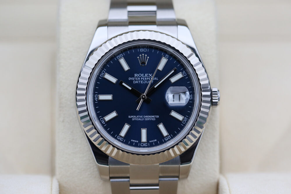 Rolex 116334 Blue DATEJUST II 41mm 2017