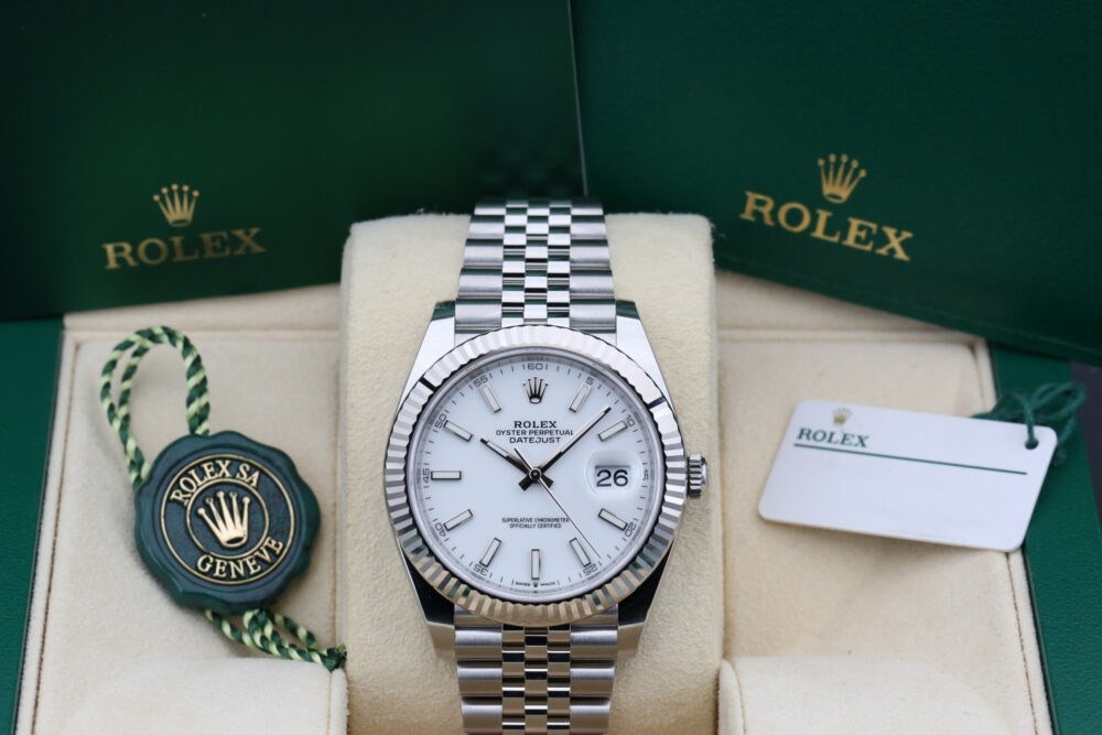 Rolex 126334 White Index DATEJUST 41mm 2024 - Image 7