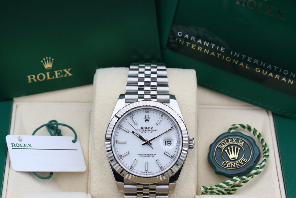 Rolex 126334 White DATEJUST 41mm 2021 - Image 3