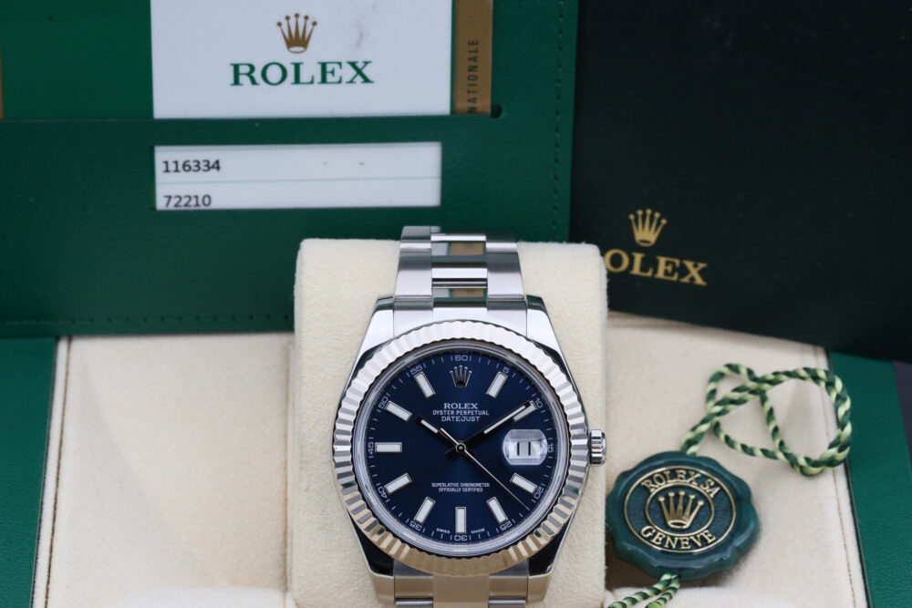 Rolex 116334 Blue DATEJUST II 41mm 2017 - Image 3
