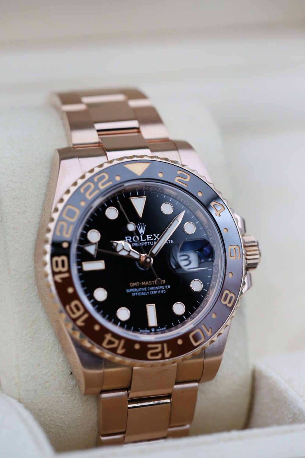 Rolex 126715CHNR Black GMT-MASTER II 40mm 2022 Root Beer - Image 2