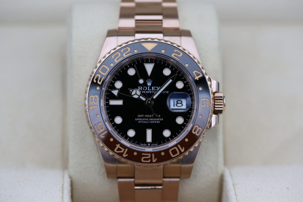 Rolex 126715CHNR Black GMT-MASTER II 40mm 2022 Root Beer