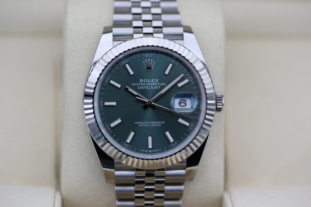 Rolex 126334 Mint Green DATEJUST 41mm 2024