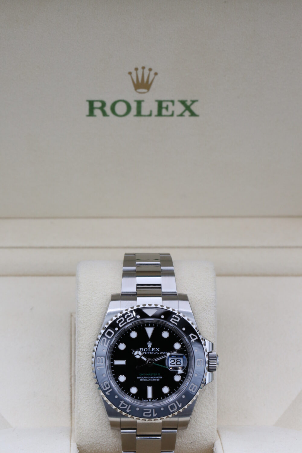 Rolex 126710GRNR Black GMT MASTER II 40mm 2024 Bruce Wayne - Image 4