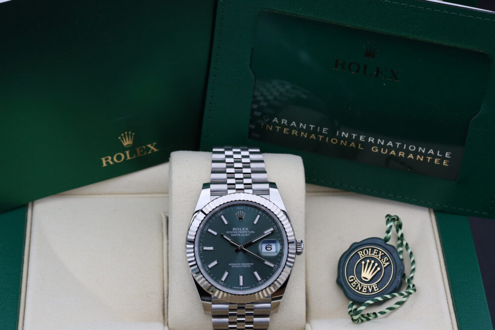 Rolex 126334 Mint Green DATEJUST 41mm 2024 - Image 5