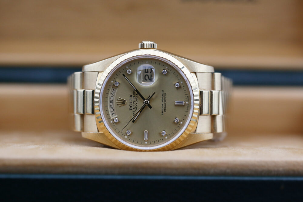 Rolex 18238 Champagne DAY-DATE 36mm 1990
