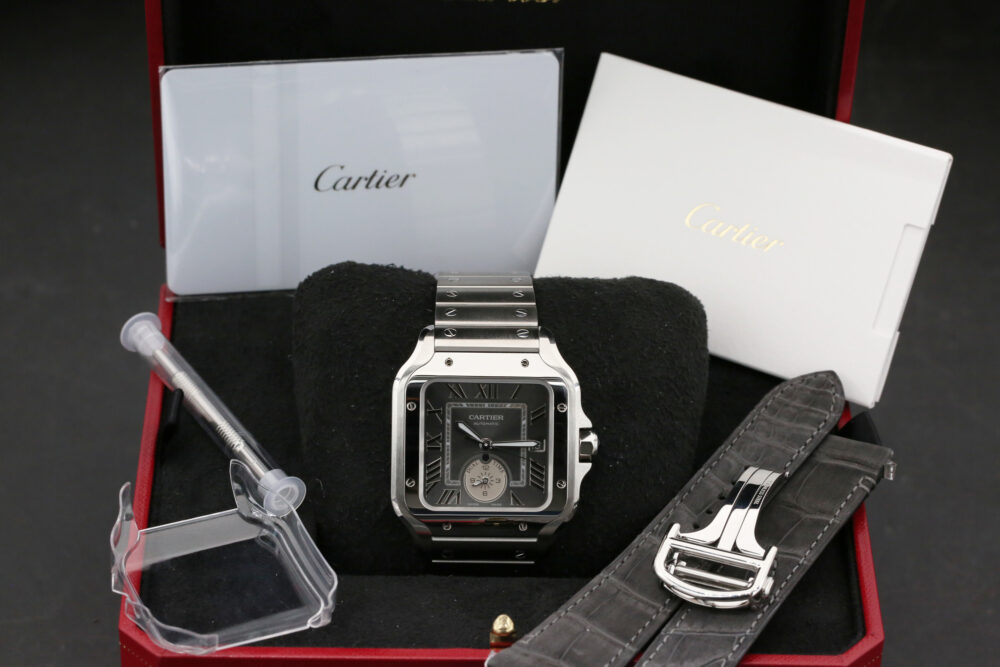 Cartier WSSA0076 Rhodium Dual Time SANTOS DE CARTIER 40mm 2025 - Image 5