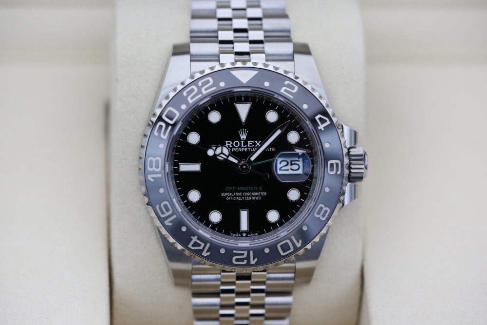 Rolex 126710GRNR Black GMT MASTER II 40mm 2025 Bruce Wayne