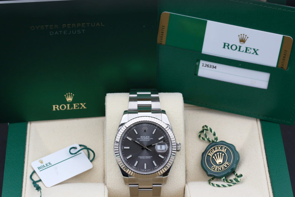 Rolex 126334 Rhodium DATEJUST 41mm 2019 - Image 5