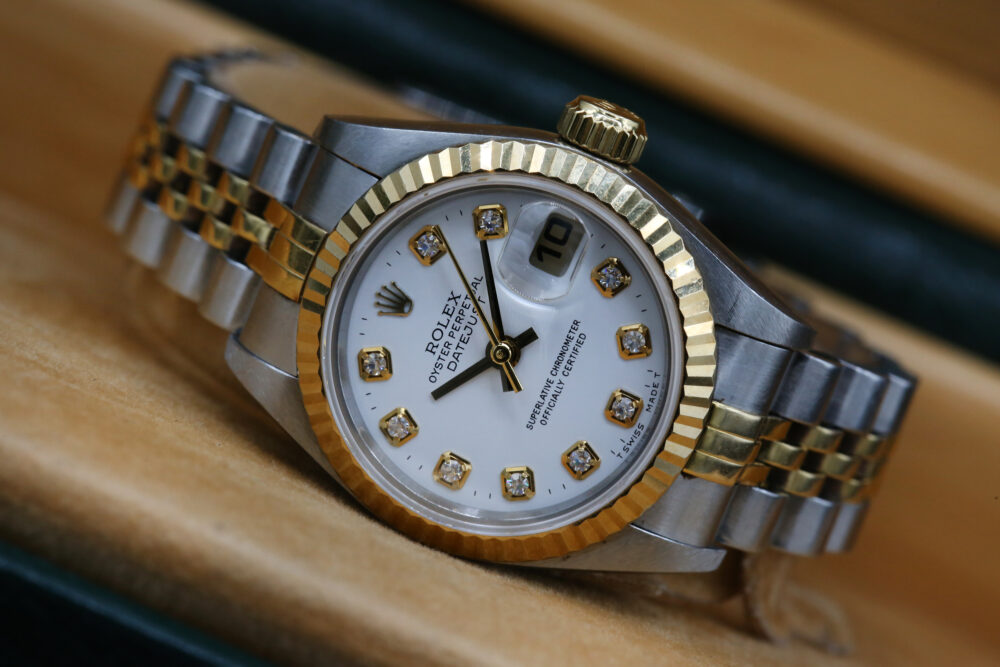 Rolex 69173 White  Diamond DATEJUST 26mm 1997 - Image 2