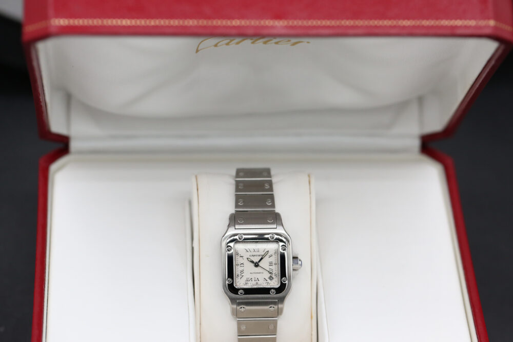 Cartier 2423 Silver Roman SANTOS GALBEE  2001 - Image 3
