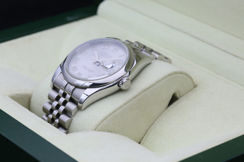 Rolex 116200 Rhodium Roman DATEJUST 36mm 2007 - Image 6