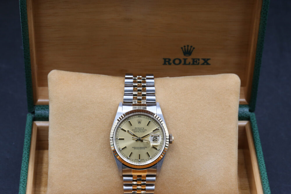 Rolex 16233 Champagne DATEJUST 36mm 2000 - Image 4