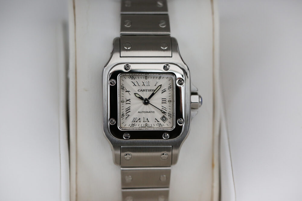 Cartier 2423 Silver Roman SANTOS GALBEE  2001