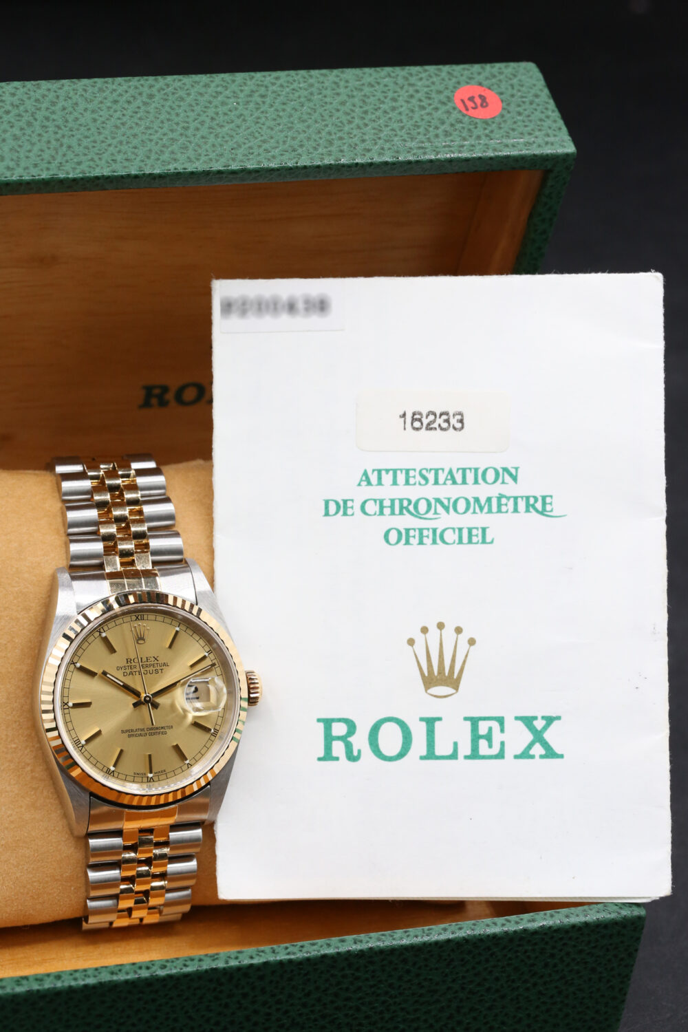 Rolex 16233 Champagne DATEJUST 36mm 2000 - Image 5