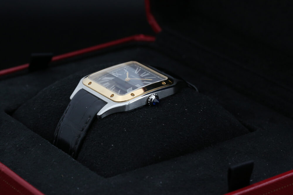 Cartier W2SA0015 Anthracite SANTOS DUMONT "LE 14 BIS"  31mm 2021 - Image 6