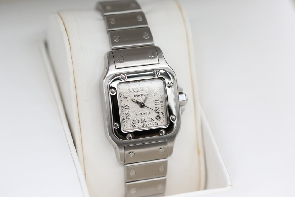 Cartier 2423 Silver Roman SANTOS GALBEE  2001 - Image 2