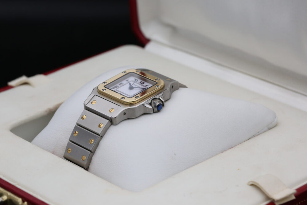 Cartier Santos Galbee White 1170902 24mm 1995 - Image 5