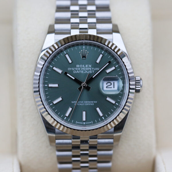 Rolex 126234 Mint Green DATEJUST 36mm 2024