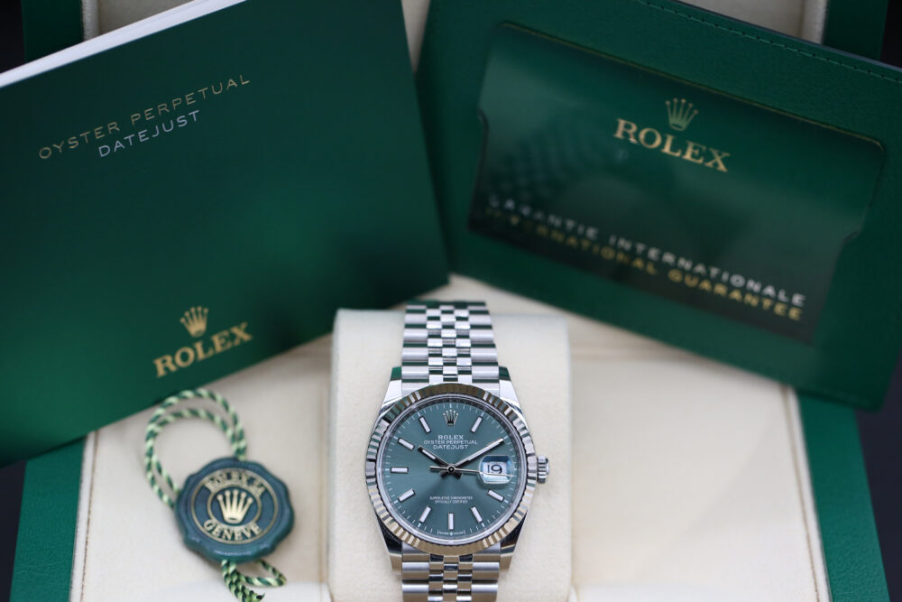 Rolex 126234 Mint Green DATEJUST 36mm 2024 - Image 3