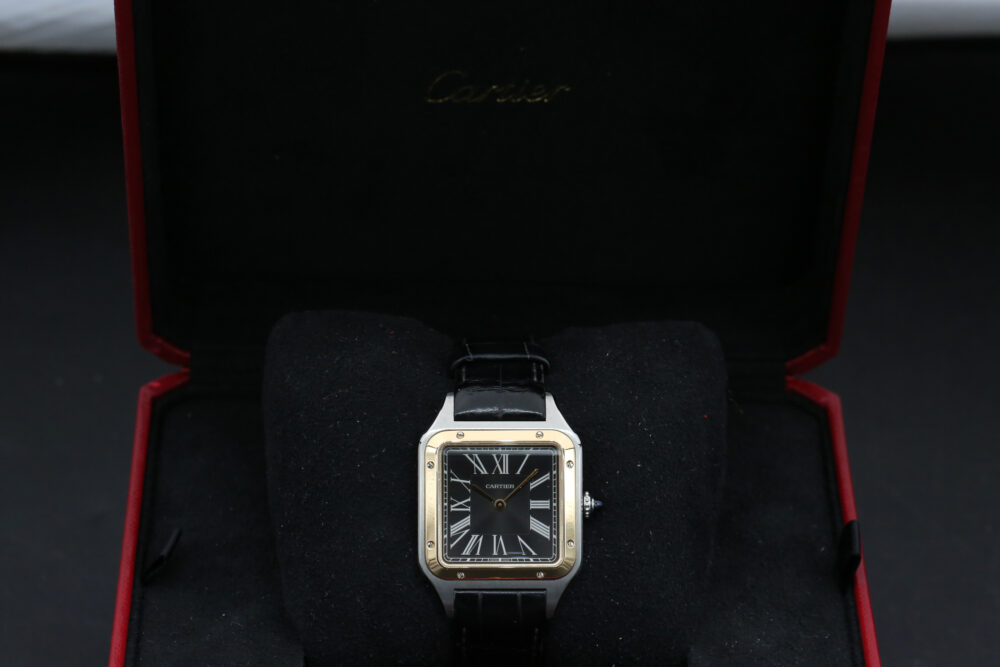Cartier W2SA0015 Anthracite SANTOS DUMONT "LE 14 BIS"  31mm 2021 - Image 4