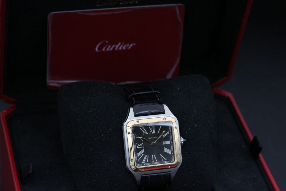 Cartier W2SA0015 Anthracite SANTOS DUMONT "LE 14 BIS"  31mm 2021 - Image 5