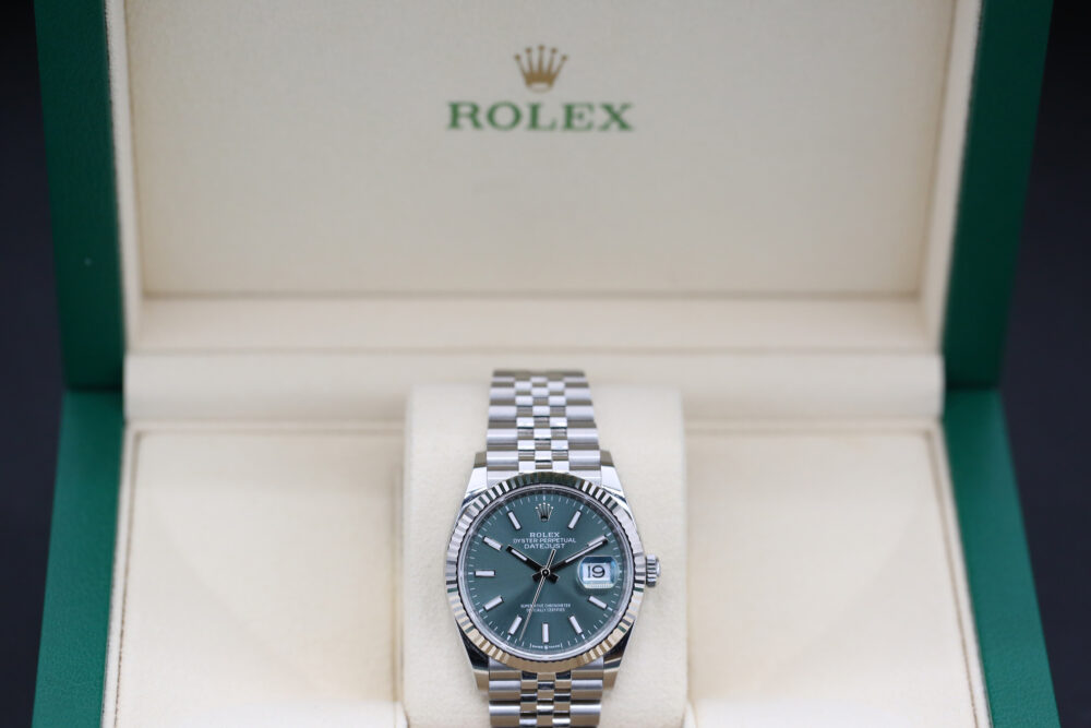 Rolex 126234 Mint Green DATEJUST 36mm 2024 - Image 4