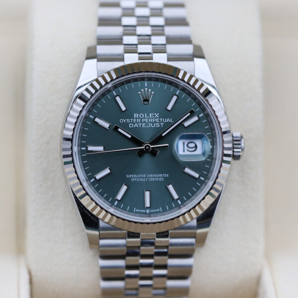 Rolex 126234 Mint Green DATEJUST 36mm 2024