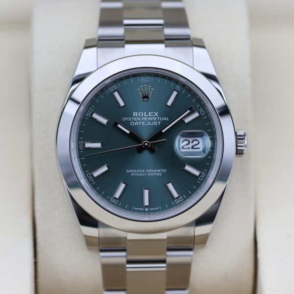 Rolex 126300 Mint Green DATEJUST 41mm 2025