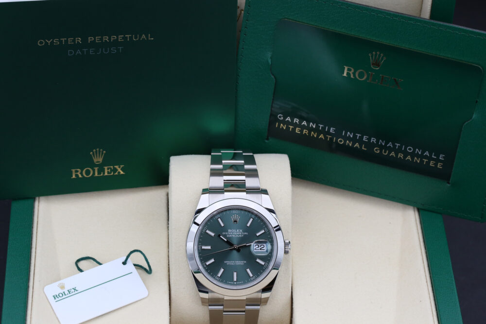 Rolex 126300 Mint Green DATEJUST 41mm 2025 - Image 5