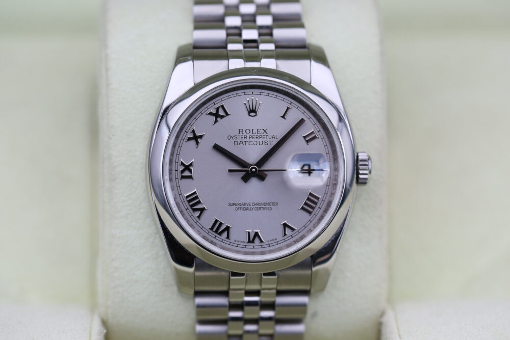 Rolex 116200 Rhodium Roman DATEJUST 36mm 2007