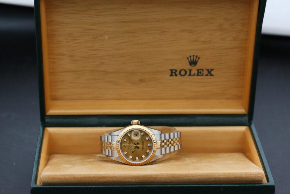 Rolex 69173 Champagne Diamond DATEJUST 26mm 1992 - Image 3