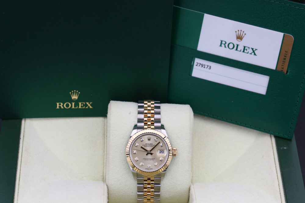 Rolex 279173 Champagne Diamond DATEJUST 28mm 2018 - Image 5