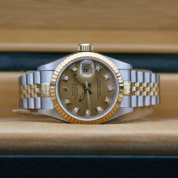 Rolex 69173 Champagne Diamond DATEJUST 26mm 1992