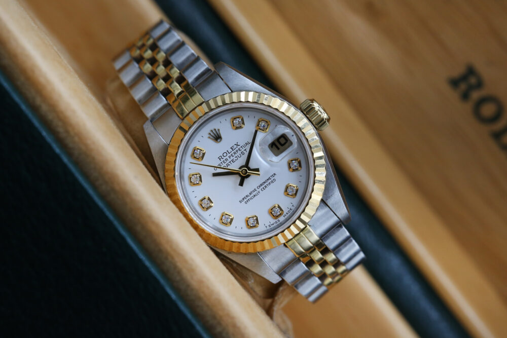 Rolex 69173 White  Diamond DATEJUST 26mm 1997 - Image 3