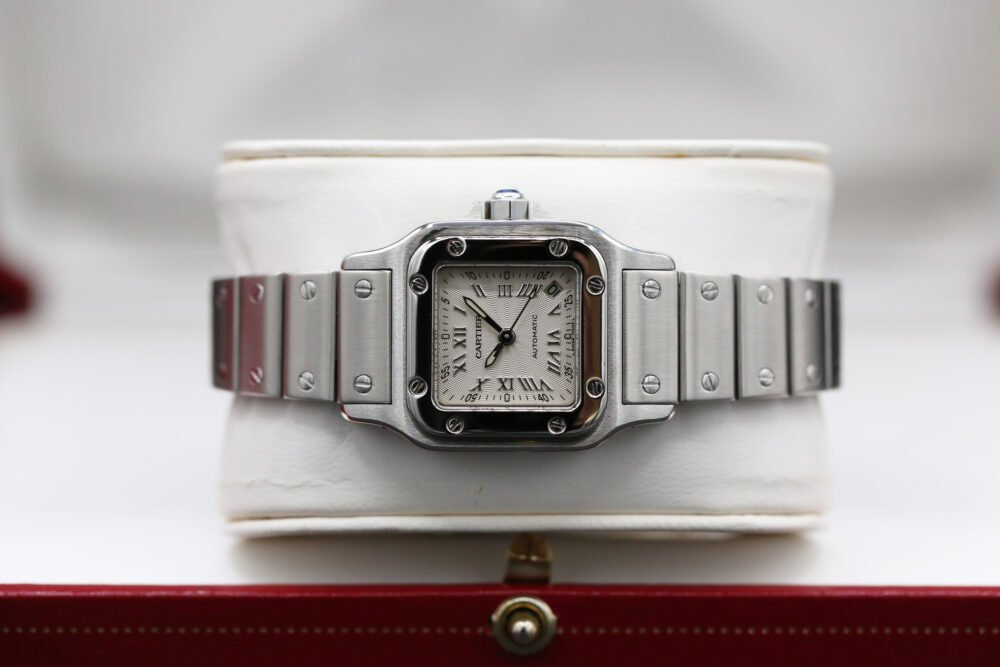 Cartier 2423 Silver Roman SANTOS GALBEE  2001 - Image 5