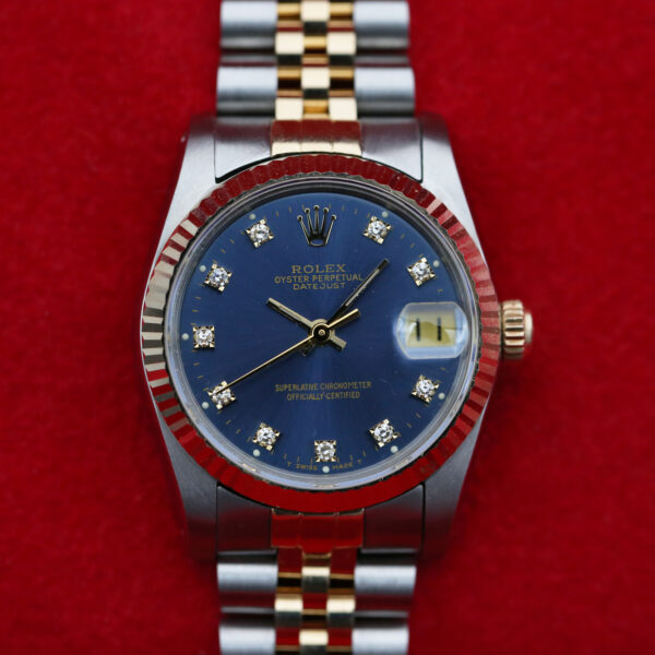 Rolex 68273 Blue Diamond DATEJUST 31mm 1989