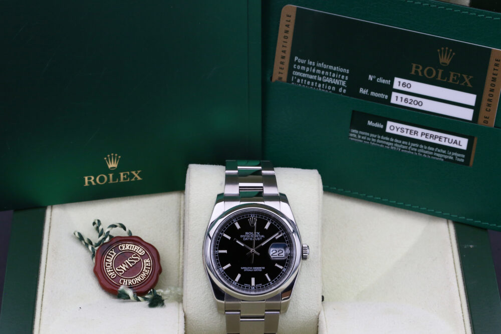 Rolex 116200 Black DATEJUST 36mm 2014 - Image 5