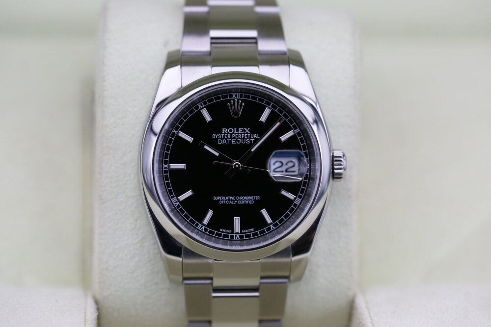 Rolex 116200 Black DATEJUST 36mm 2014