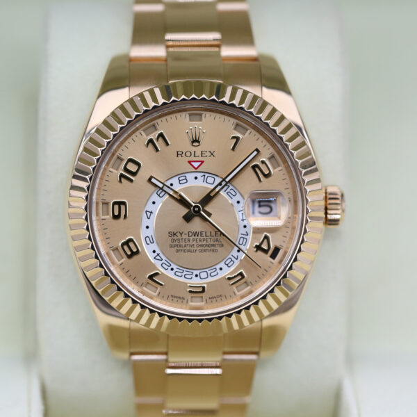Rolex 326938 Champagne SKY-DWELLER 42mm 2013