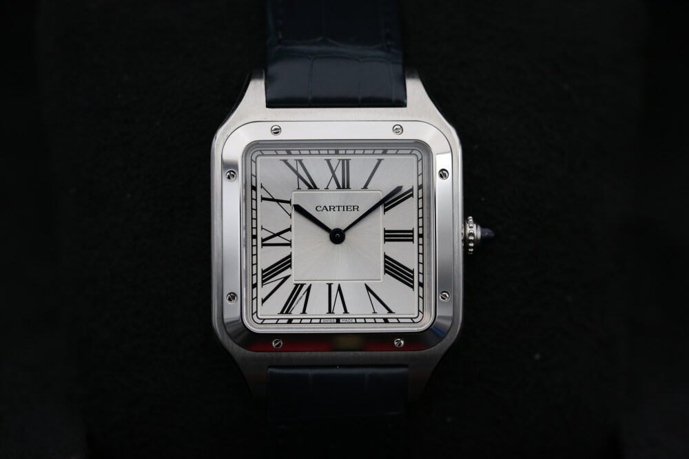 Cartier WSSA0032 Silver Sunray SANTOS DUMONT  2025 Extra Large