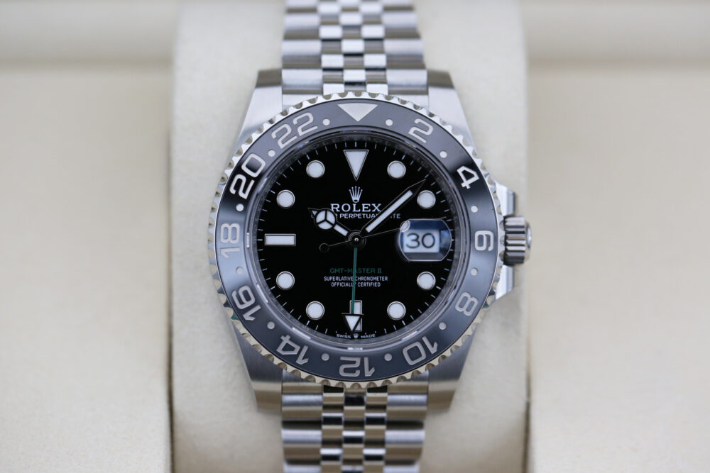 Rolex 126710GRNR Black GMT MASTER II 40mm 2025 Bruce Wayne